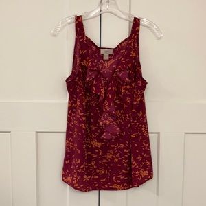 Ann Taylor Loft size medium burgundy tank